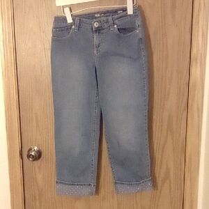 Style & Co. Light Blue Cropped Jeans
